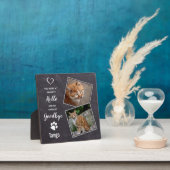 Huisdier Kat Herdenkingsgeschenk Hallo Vaarwel Cit Fotoplaat (Insitu)