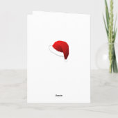 Huisdier Kat Hond Kerst Kaart (Achterkant)