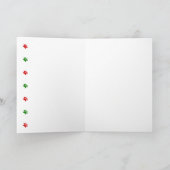 Huisdier Kat Hond Kerst Kaart (Binnen)