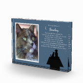 Huisdier Kat of Hond Memorial Custom Fotonaam Gedi Fotoblokken (Rechts)