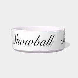 Huisdier Keramische kom met aangepaste naam voor k