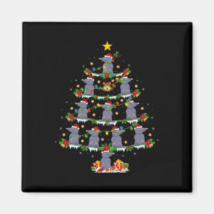 Huisdier Kerstmis Lights Santa Mole Kerstboom Magneet