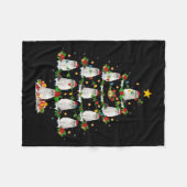 Huisdier Kerstverlichting Santa Ragdoll Cat Christ Fleece Deken (Voorkant (Horizontaal))