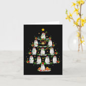 Huisdier Kerstverlichting Santa Ragdoll Cat Christ Kaart (Gele Bloem)