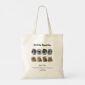Huisdier Levensherinneringen 8 Foto Collage Herden Tote Bag (Achterkant)