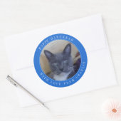 HUISDIER LIEFDE Grote Ronde Hanukkah Stickers / Bl (Envelop)