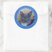 HUISDIER LIEFDE Grote Ronde Hanukkah Stickers / Bl (Tas)