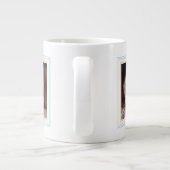 HUISDIER LIEFDE Grote Witte Mok + Tekst / Regenboo (Achterkant)