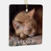 HUISDIER LIEFDE Keramisch Vierkant Ornament (Rechts)