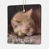 HUISDIER LIEFDE Keramisch Vierkant Ornament (Links)