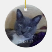 HUISDIER LIEFDE Keramische Cirkel Ornament (Achterkant)