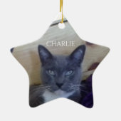HUISDIER LIEFDE Keramische Star Ornament (Achterkant)