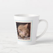 HUISDIER LIEFDE Latte mok + Tekst / Regenboog (Rechts)