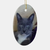 HUISDIER LIEFDE Ovaal Ceramisch Ornament (Rechts)