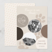 Huisdier Memorial Modern Eenvoudige Viering van he Aankondiging (Voorkant / Achterkant)