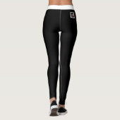 Huisdier Moeder Kat Liefhebber Actieve Kleding Wit Leggings (Achterkant)