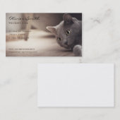 Huisdier, mooie kat. visitekaartje (Voorkant / Achterkant)