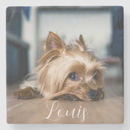 HUISDIER NAAM Stone Onderzetter