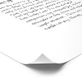 Huisdier op maat foto perfect poster (Hoek)