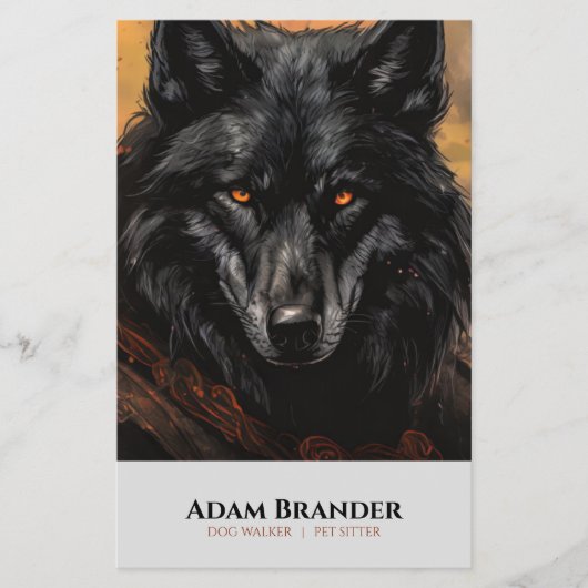 Huisdier Oppasser Walker  Flyer (Voorkant)