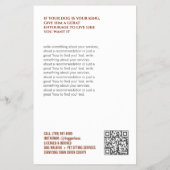 Huisdier Oppasser Walker  Flyer (Achterkant)