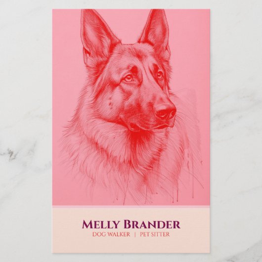 Huisdier Oppasser Walker  Flyer (Voorkant)