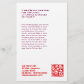 Huisdier Oppasser Walker  Flyer (Achterkant)