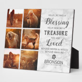 Huisdier Overleden - Fotocollage ter nagedachtenis Fotoplaat (Zijkant)