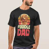 Huisdier Pap Hond Vader Poodle T-shirt (Voorkant)