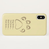 Huisdier Paw telefoonhoesje Case-Mate iPhone Case (Achterkant (horizontaal))