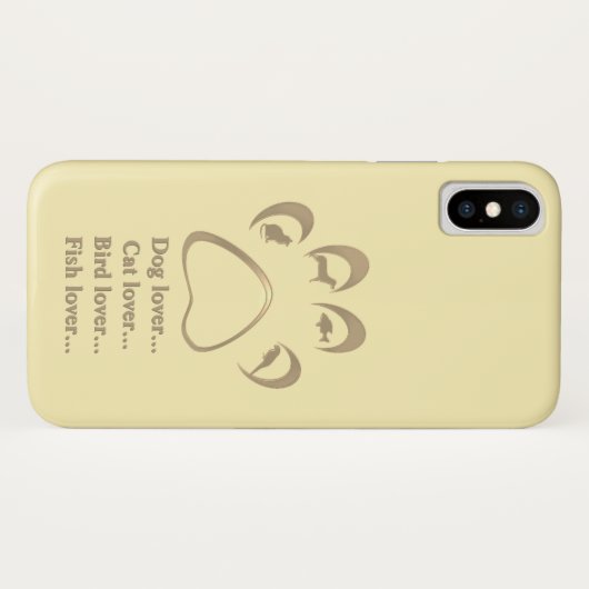 Huisdier Paw telefoonhoesje Case-Mate iPhone Case (Achterkant (horizontaal))
