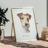 Huisdier Portret Custom Hond Wall Art Memorial Poster