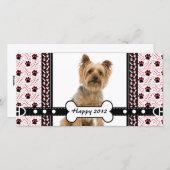 Huisdier Portret Foto Kaart Poot en Bot (Voorkant / Achterkant)