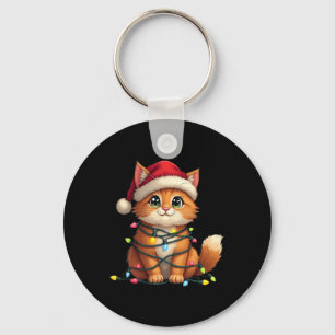 Huisdier Ragdoll Cat Lover Santa Hat Christmas L Sleutelhanger