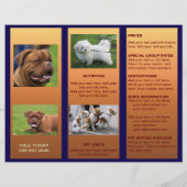 Huisdier Sitter Hond Walker 🐾 Trifold Brochure (Achterkant)