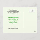 Huisdier Sitters Vakantie Groeten Feestdagenkaart (Achterkant)