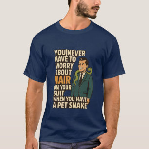 Huisdier Slang Nee op Haar Pak Grappige Grafische T-shirt