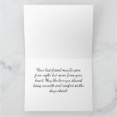 Huisdier Sympathie Gepersonaliseerde Foto Kat Verl Kaart (Binnen)