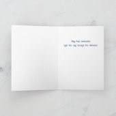 Huisdier Sympathy Beagle Dog Wildflower Meadow Kaart (Binnen)