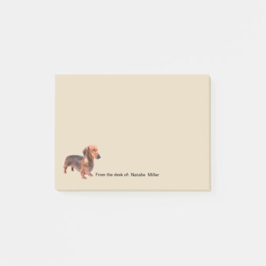 Huisdier Theme Dachshund Hondenras Post-it® Notes (Voorkant)