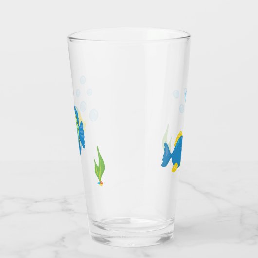 Huisdier Tropical Fish Bowl Aquarium Glas (Rechts)