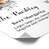 Huisdier Trouwdag Hond Handtekening Dranken Aangep Poster (Hoek)