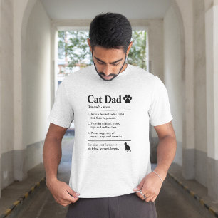 Huisdier Vader Kat Citaat T-shirt