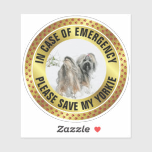 Huisdier Veiligheids Alarm Aangepaste Eerstehulp H Sticker