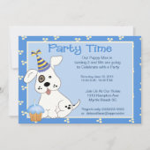 Huisdier Verjaardagsfeest Uitnodiging (Voorkant)