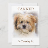 Huisdier Verjaardagsfeest Uitnodiging (Voorkant)