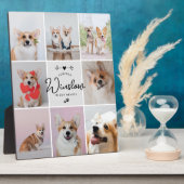 Huisdier Verlies Cadeau Hond Herdenking 8-Foto Aan Fotoplaat (Zijkant)