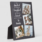 Huisdier Verlies Cadeau - Rustic Leisteen Herinner Fotoplaat (Zijkant)