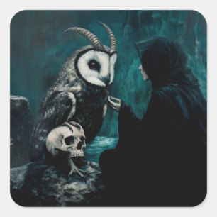 huisdier vierkante sticker