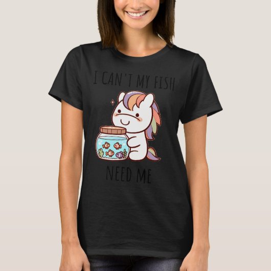 Huisdier Vis Paard T-shirt (Voorkant)